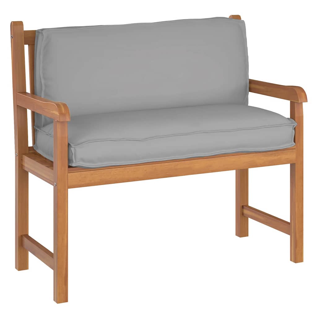 Pallet Cushion for Backrest Grey 120 x 40 x 12 cm Oxford fabric